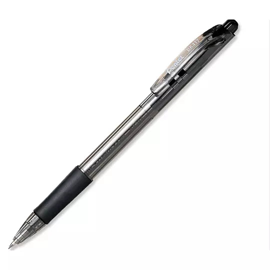 Boligrafo retractil Pentel Wow negro pun to 0.7 caja 12 pz