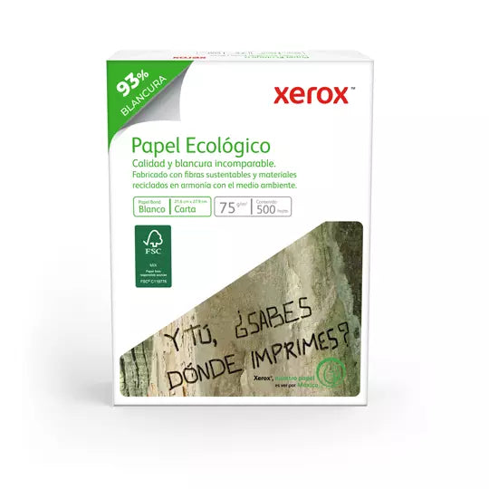 Papel Bond Ecológico Carta XEROX Ecológico