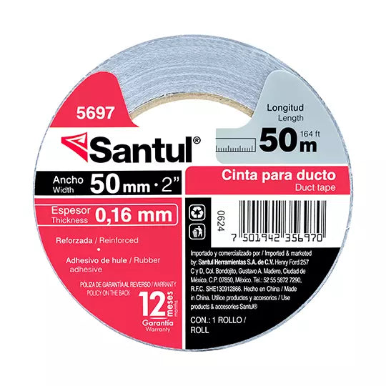 Cinta para ducto santul 50 m. .