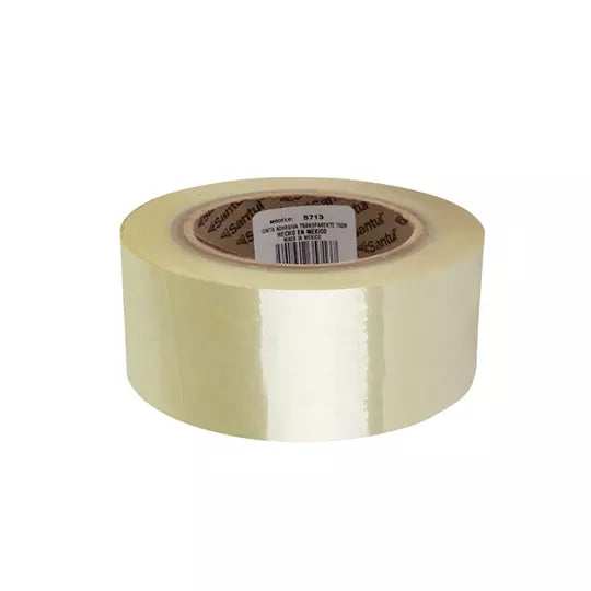 Cinta empaque adhesiva SANTUL transparen te de 48MM X 150M