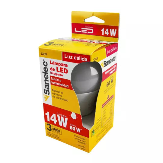 Foco led santul 14 w luz cálida santul .