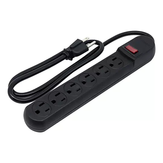 Supresor de picos santul de 110 j 6 cont actos color negro