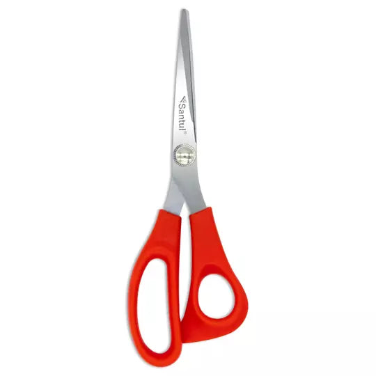 Tijeras SANTUL de 17 CM (7 pulgadas) col or rojo.