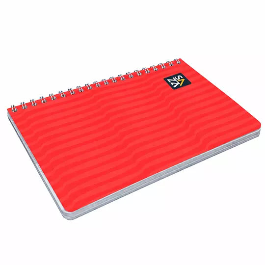 Cuaderno forma francesa SAZZ Classic dob le arillo raya con 100 hojas