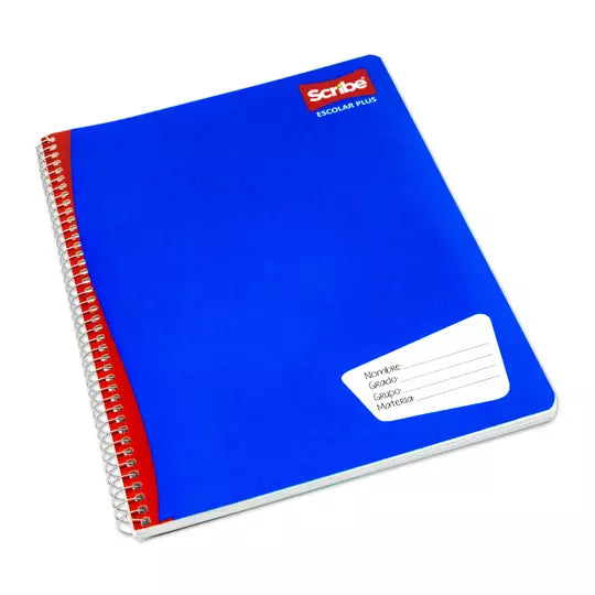 Cuaderno profesional SCRIBE Escolar plus raya con 100 hojas