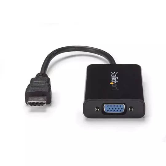 StarTech.com Cable Adaptador Externo Convertidor de Video y Audio HDMI® a VGA - 1920x1200 - Negro