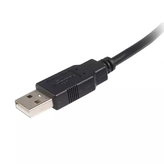 StarTech.com Cable USB de 3m para Impresora - 1x USB A Macho - 1x USB B Macho - Adaptador Negro - Cable for Impresora, Escáner, Disco Duro - Apantallado - Negro