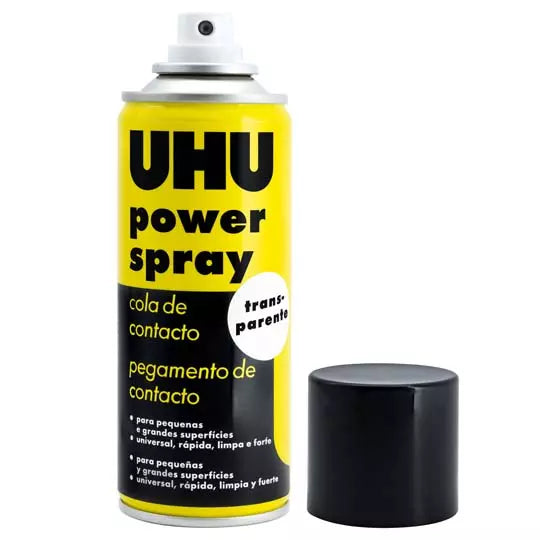 Pegamento de contacto UHU Power Spray de 200 ml
