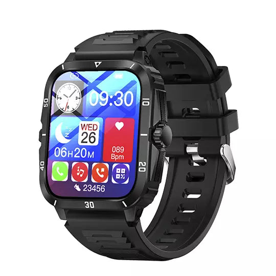 Smartwatch STF mod. Kronos Insignia pant alla TFT 2.01" con IP65 color negro