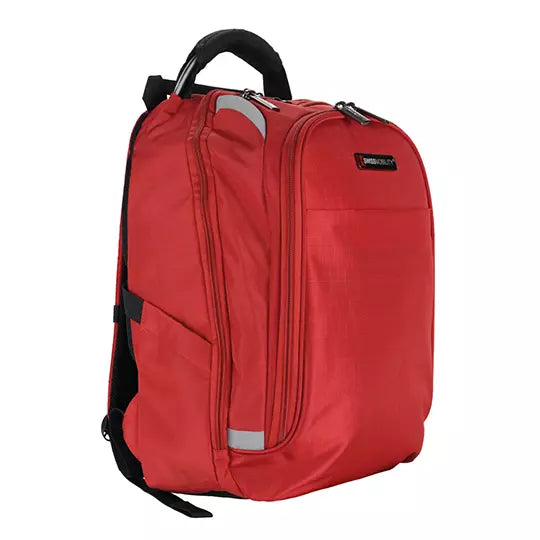 LM-Mochila porta laptop Swissmobility ZI ON 15.6" color rojo