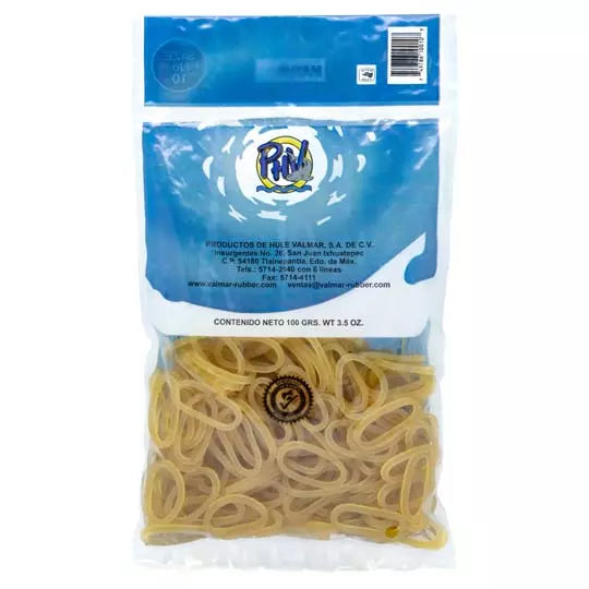 Ligas de hule natural no.10 .