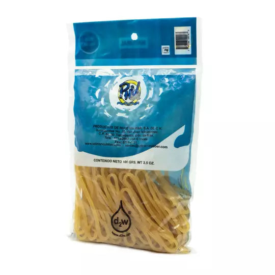 Ligas de hule natural no.18 .