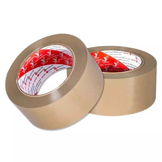 Cinta de empaque canela YUREX 48 MM X 15 0 MT blister con 6 piezas