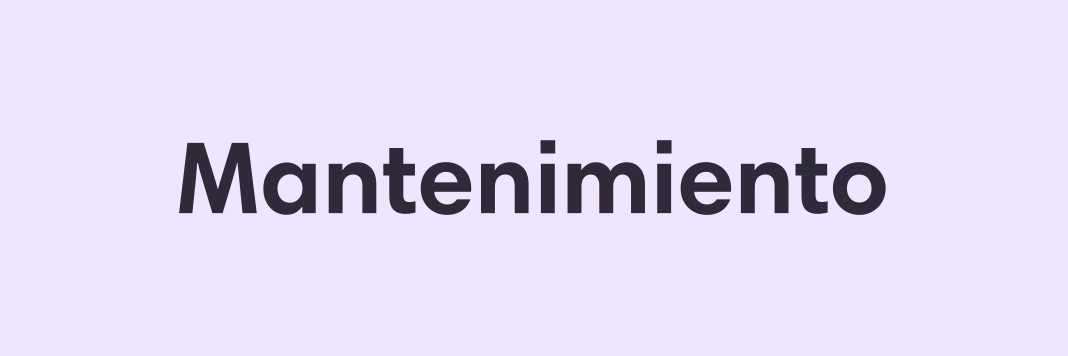 Mantenimiento