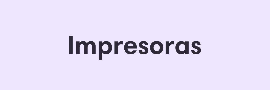 Impresoras y escáners
