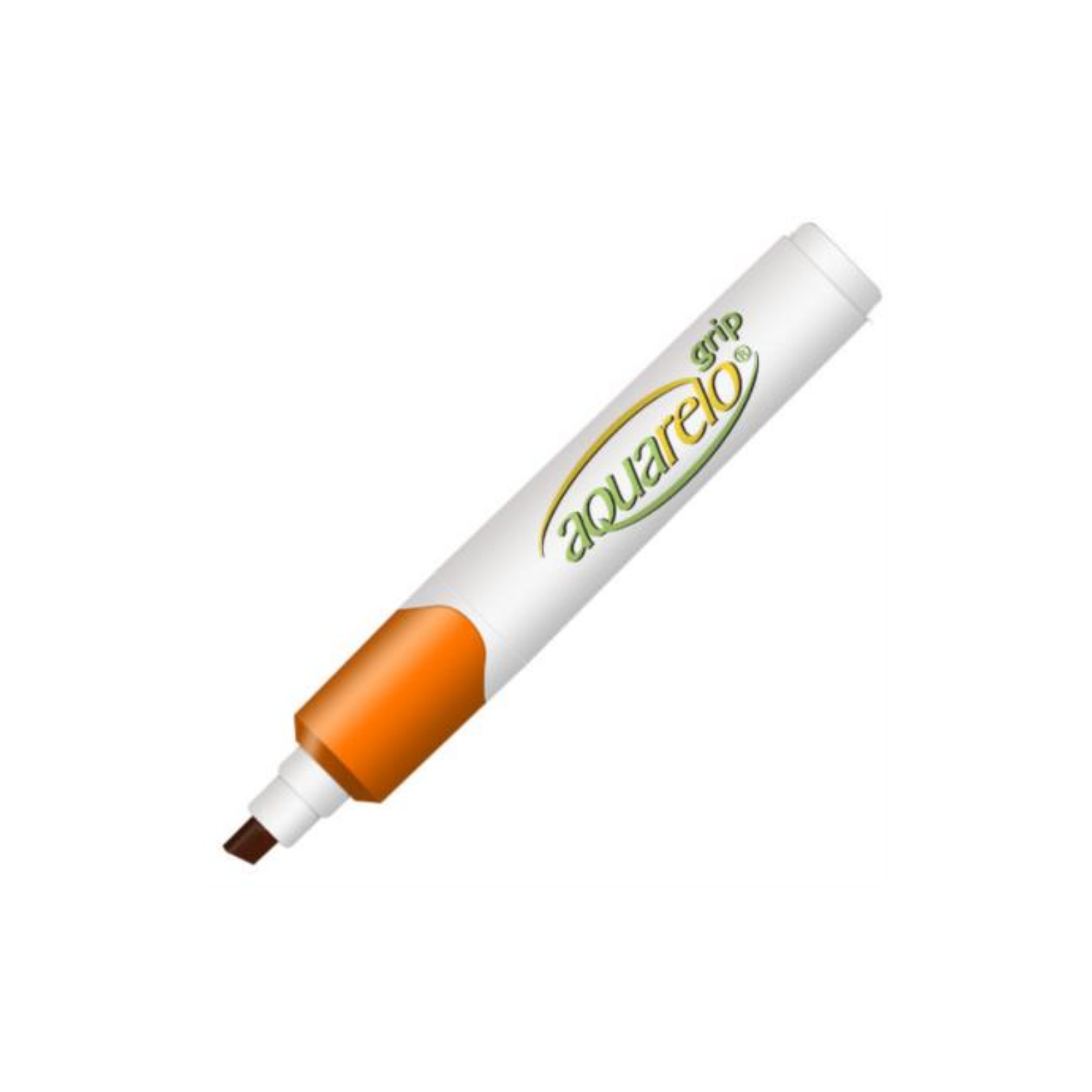 Marcador Aquarelo Grip Punta Cincel Color Naranja C/12 Pzas