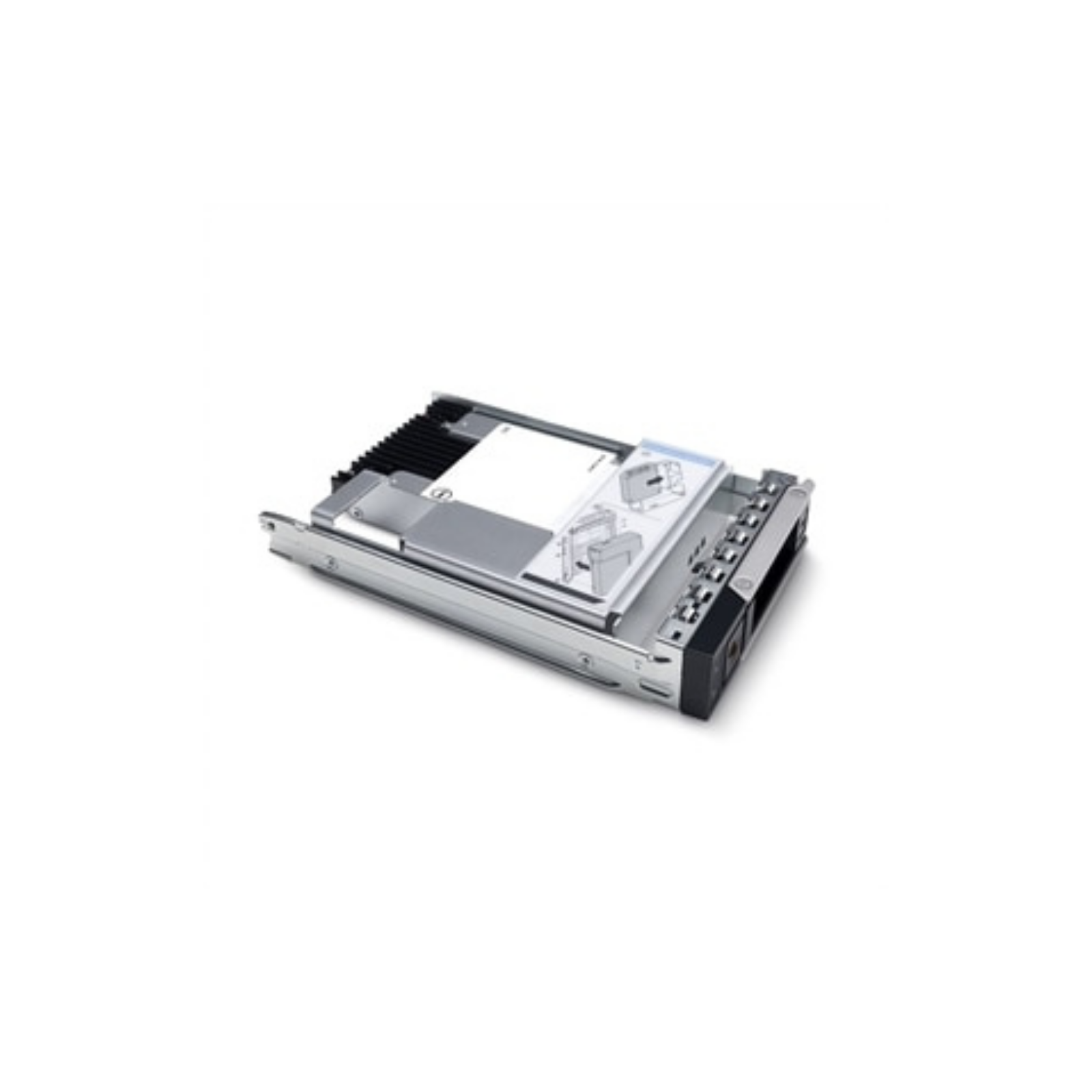 Disco duro Dell SSD 480GB SATA MU 6Gbps 512e 2.5" con Portadora Híbrida 3.5" Hot-plug