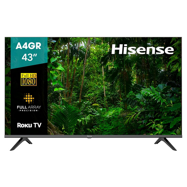 Televisor Hisense A4GR 43" FHD Smart TV Roku/Wi-Fi Control App Smartphone HDMI/USB