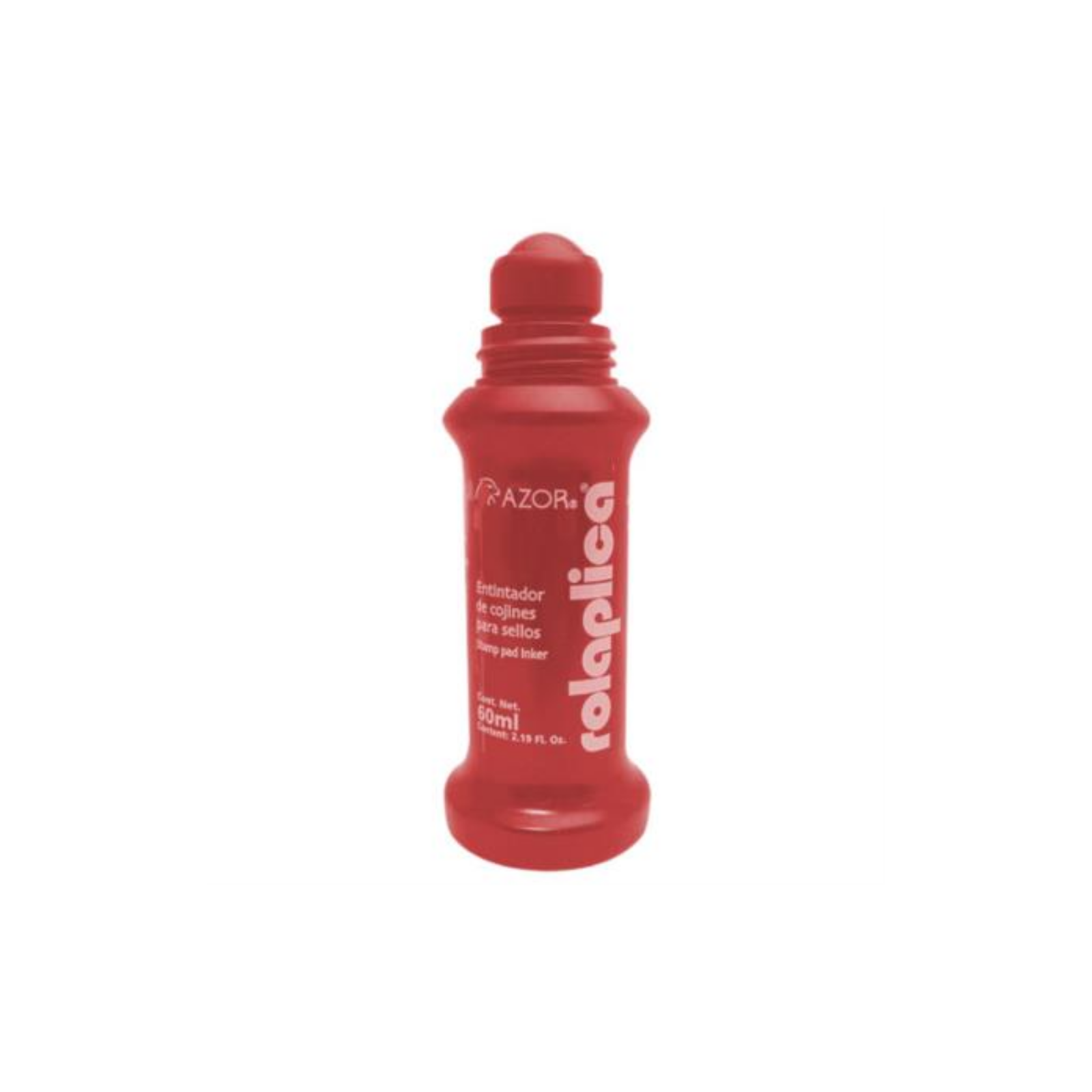 Tinta Azor Rolaplica 587 para Sellos Rojo 60ml