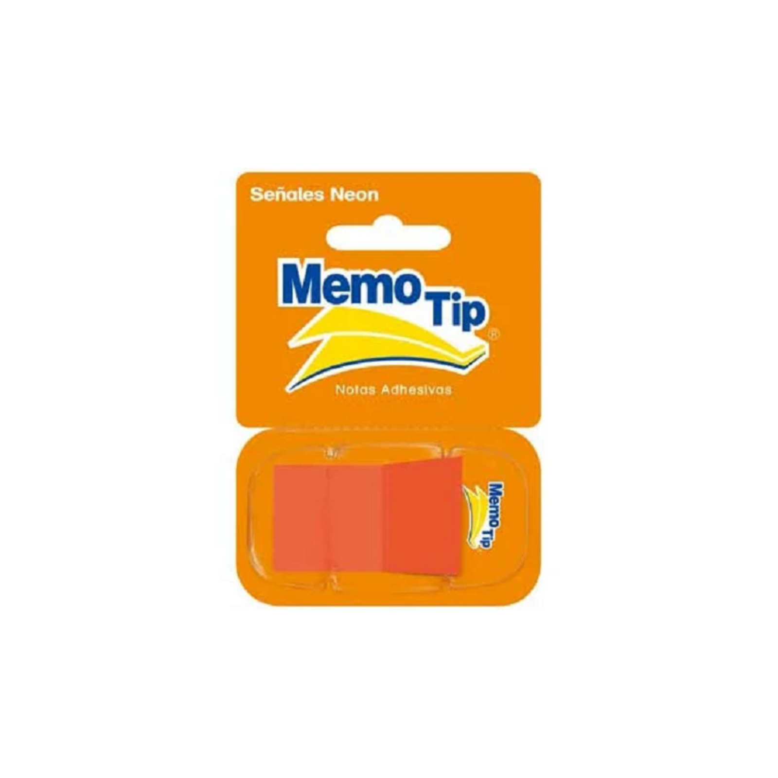 BANDERITAS JANEL SENALES MEMO TIP NARANJA C/DESP PET 23X45MM