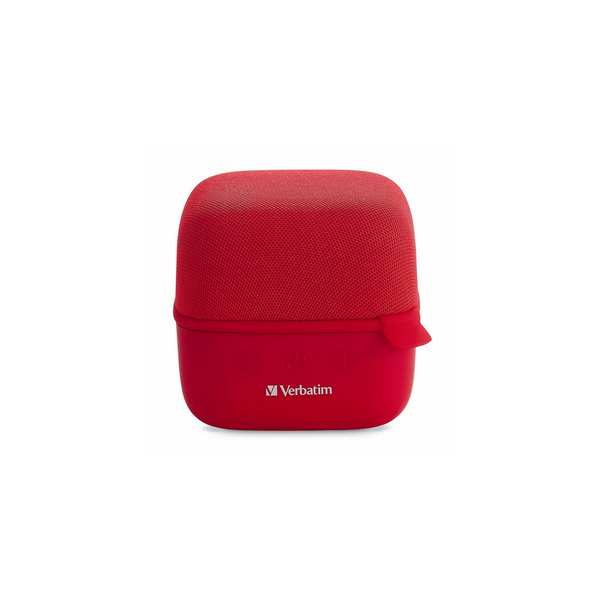 Bocina VERBATIM Cubo TWS Inalámbrica C/Bluetooth - Rojo