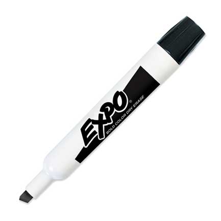 Marcador Sanford Expo 83001 Negro Cincel Pizarron Blanco
