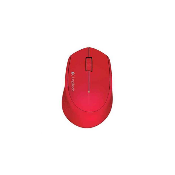 Mouse Óptico Logitech M280 Inalámbrico Color Rojo