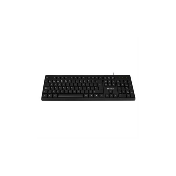 Teclado Acteck Inspire TA210 Alámbrico USB Color Negro