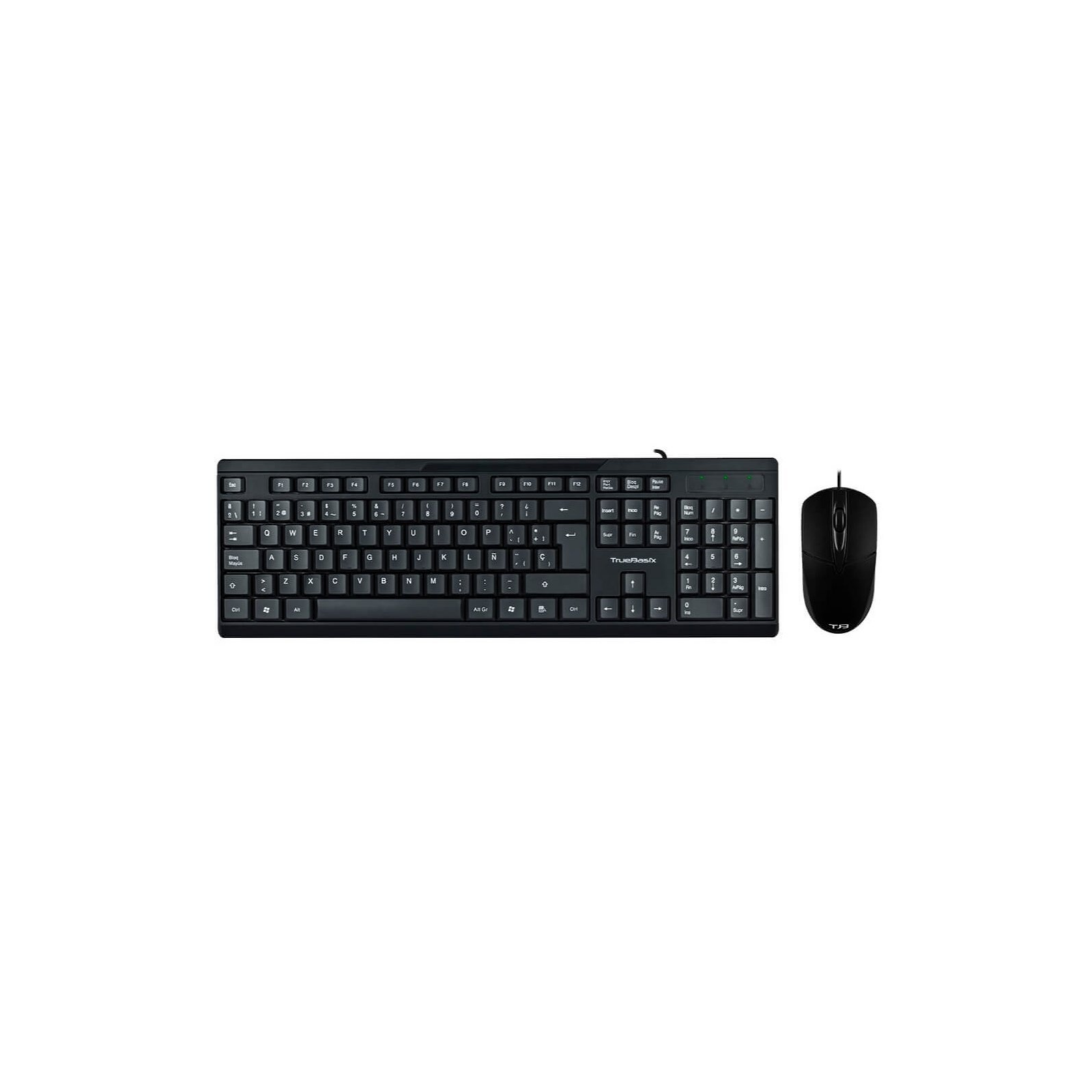 Kit Teclado y Mouse Acteck Creator MK210 Alámbrico USB 1200dpi Color Negro