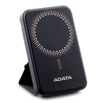 POWER BANK ADATA R050 CARGA RAPIDA Y MAGNETICA INALAMBRICO 5000 MAH NEGRO.