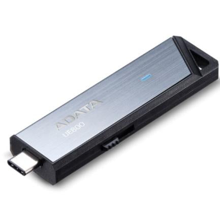 Memoria USB Adata 128 GB UE800 Flash Drive Tipo C 3.2 Color Plata Metálica