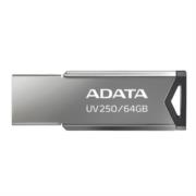 Memoria USB ADATA 64GB UV250 Color Plata Metalica 2.0