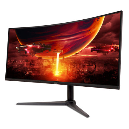 Monitor Acer 34" Gaming Curvo Nitro XZ342CU V3 UHD 3440x1440 VA HDMI 100Hz DP 180Hz AMD Free