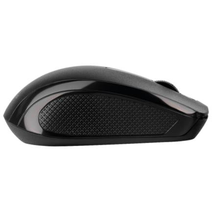 Mouse Estandar Acteck Optimize MI240 Inalambrico 2.4 Ghz de 1600 DPI s  2 Botones + 1xBat AA Incluida Essential Series Negro