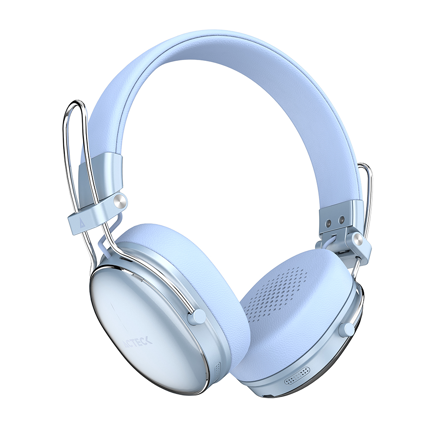 Audífonos Inalámbricos Acteck Over Ear Luxe Chic HP710 Elite Azul