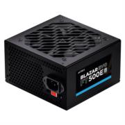 Fuente de Poder Blazar Evo FT500E ATX 500W / 1X20 4 pin  1xAtx 4  3xSata  2xMolex 4 pin  Negro