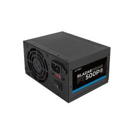 Fuente de Poder Acteck Blazar Prime FT500P ATX 500W 1x20+4 pin + 1xAtx 4 + 2xSata + 2xMolex 4 pin + 1x Negro