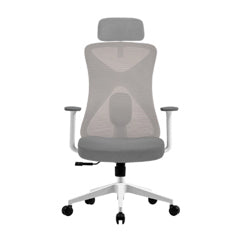 Silla de Oficina Acteck Floe Pro EC737 Ergonomica + Ajuste lumbar + Reposa brazos fijo + Sistema de bloqueo Soporta Hasta 120 Kg Blanco