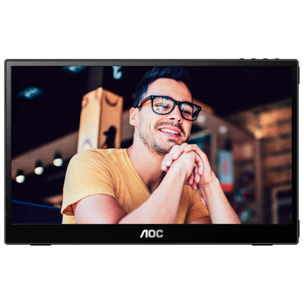 Monitor AOC 15.6" Portatil IPS 1920x1080 60Hz  1 xType-C for Signal Power DP ALT 1 xType-C for Po