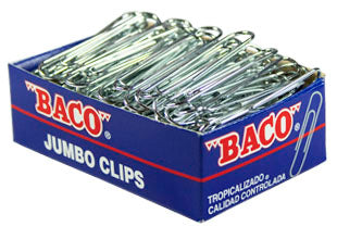 Clip Baco Jumbo Caja c/100 Clips