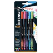 Rotulador BIC Intensity Extra Fino Colores Surtidos C/5 Pzas