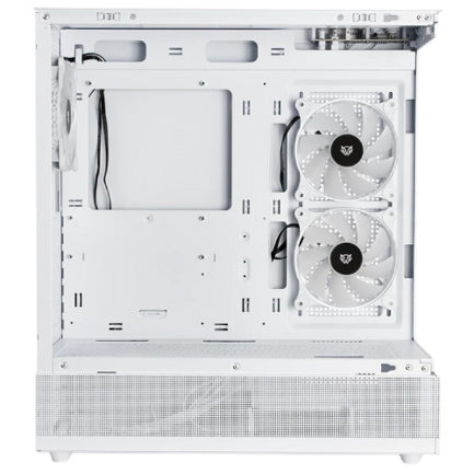 Gabinete Gamer Balam Rush Media Torre Tank Super 9200 TB Max MB ATX USB C 3.1/xUSB 3.0/USB 2.0 ARGB Blanco