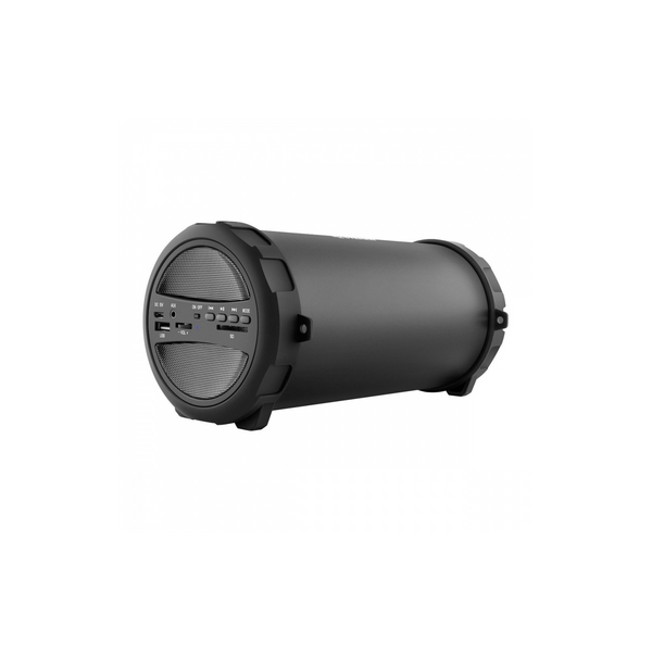 Bocina Steren Mini Bazooka Bluetooth con Reproductor USB/SD Color Negro