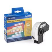 Etiquetas Brother DK1203 Papel Blanco Precortado 17mmx87.1mm 300 Etiquetas