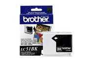 Tinta Brother LC51BK Rendimiento 500 Páginas MFC240C/DCP130C Color Negro