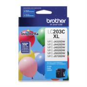 Tinta Brother LC203C Rendimiento 550 Páginas MFCJ4420DW/MFCJ4620DW Color Cian