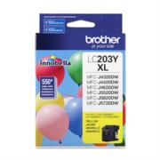 Tinta Brother LC203Y Rendimiento 550 Páginas MFCJ4420DW/MFCJ4620DW Color Amarillo