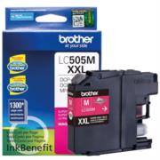 Tinta Brother LC505M Súper Alto Rendimiento Hasta 1300 Páginas Color Magenta