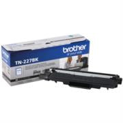 Tóner Brother Genuine TN-227BK Alto Rendimiento 3000 Páginas Color Negro