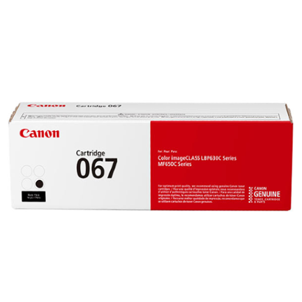 Toner Canon 067 Rendimiento 1350 Páginas Negro